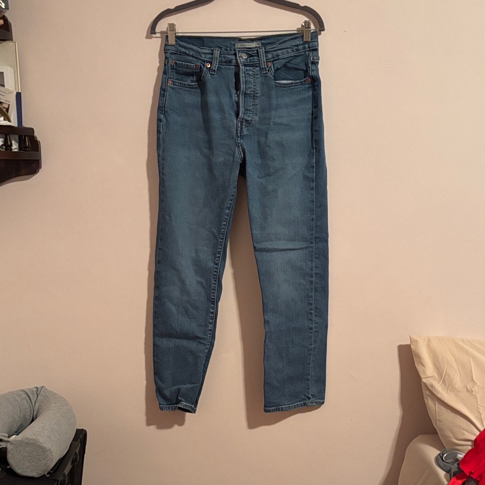 Levi's Medium Blue Straight-Leg Jeans